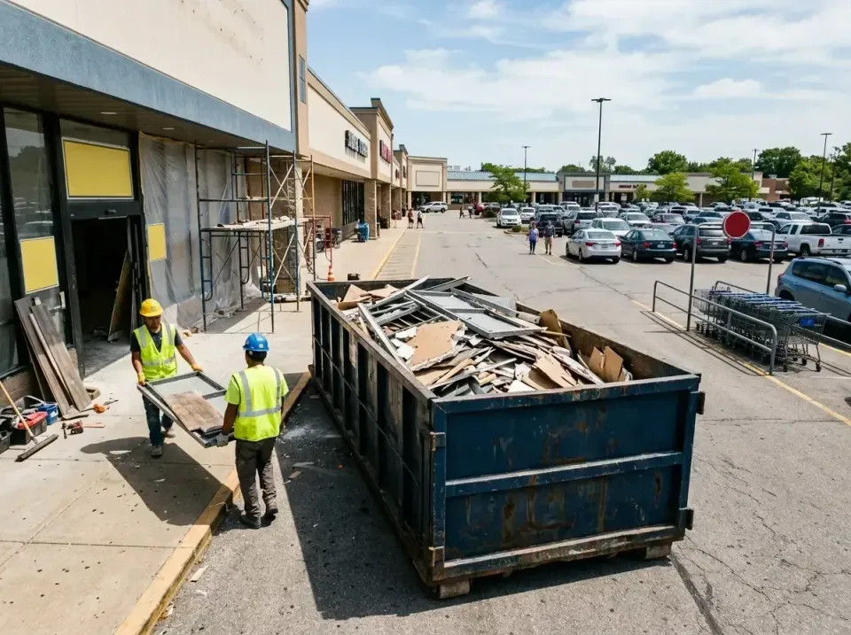 retail-store-renovation-debris-003 — frequently asked questions, Roll-off Dumpster Rentals in St. Clair, MO